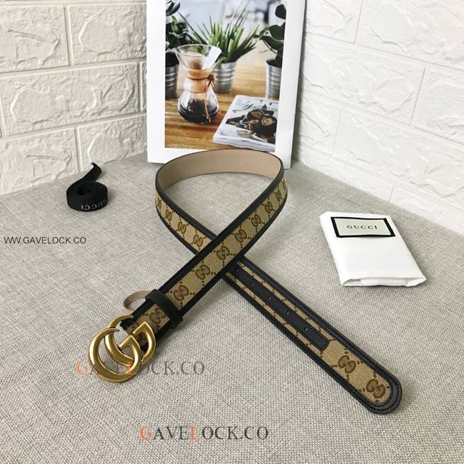Gucci Classic Belt Handmade Original Size Brown & Black